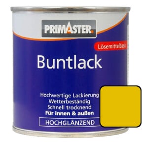 Primaster Buntlack 750 ml, signalgelb, hochglänzend
