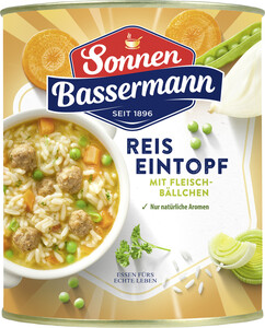 Sonnen Bassermann Reis-Eintopf mit Fleischbällchen 800 g