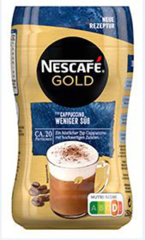 Bild 1 von Nescafé Gold Typ Cappuccino Weniger Süß 250G