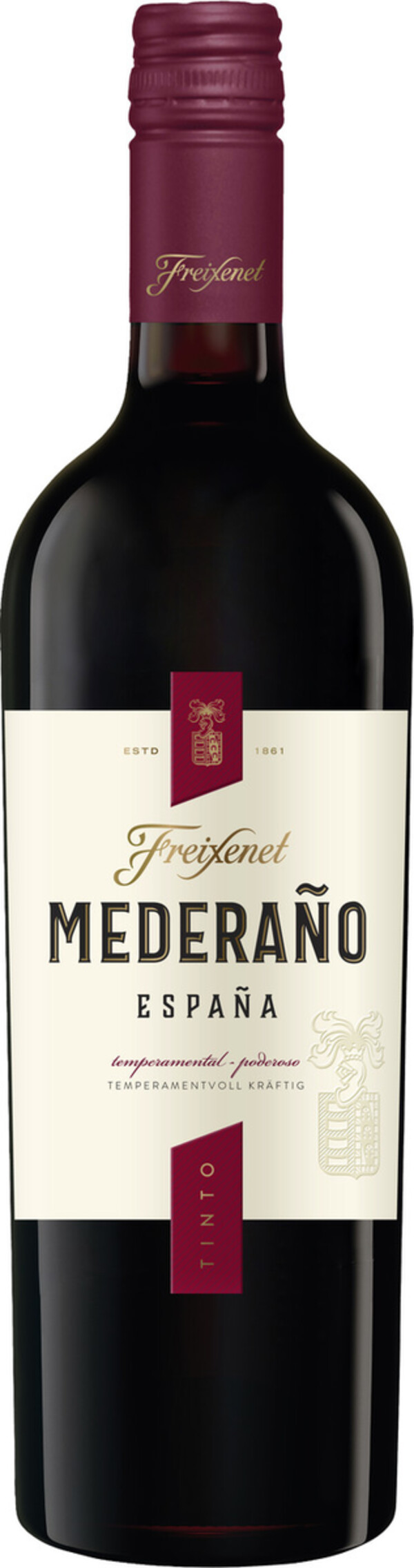 Bild 1 von Freixenet Mederano Tinto Rotwein halbtrocken 2017 0,75 ltr