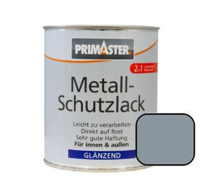 Primaster Metall-Schutzlack 750 ml, silbergrau, glänzend