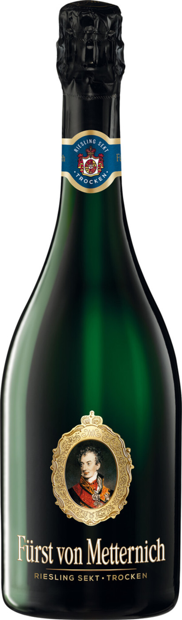 Bild 1 von Fürst von Metternich Riesling Sekt trocken 0,75 ltr