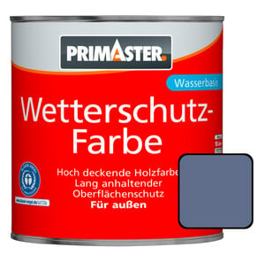Primaster Wetterschutzfarbe SF757 750 ml, taubenblau