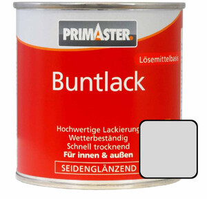 Primaster Buntlack 750 ml, lichtgrau, seidenglänzend