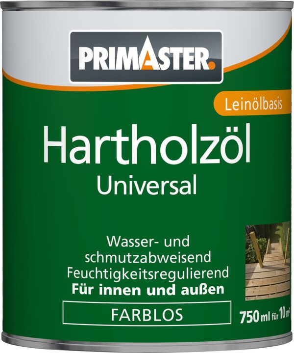 Bild 1 von Primaster Hartholzöl Universal
, 
750 ml, farblos