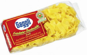 Gaggli Frischeier-Bandnudeln breit 12mm 250 g