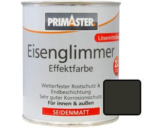 Primaster Eisenglimmer-Effekt-Farbe 750 ml, seidenmatt, schwarz