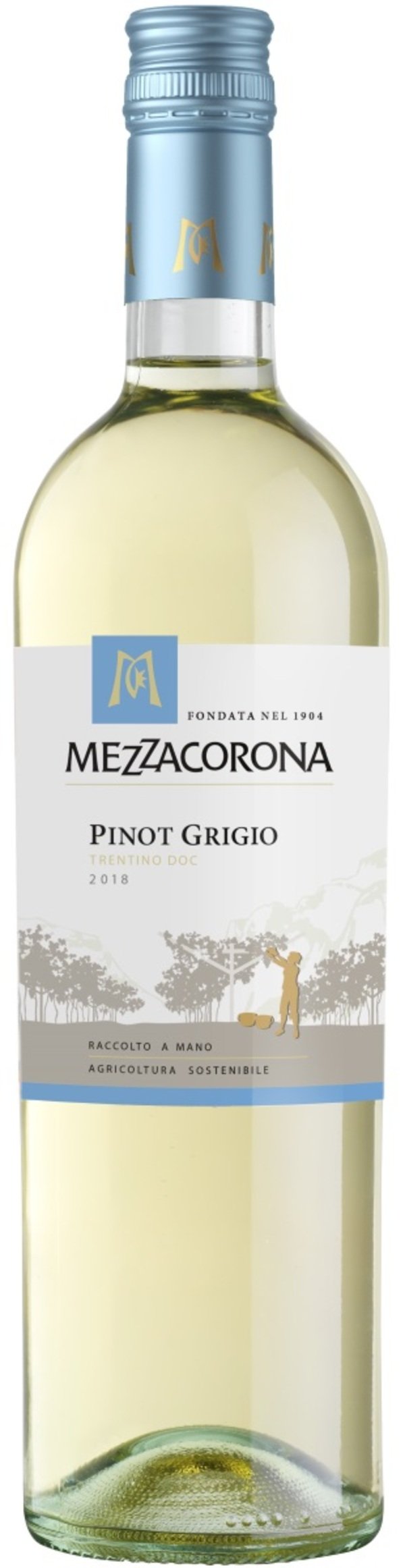 Bild 1 von Mezzacorona Pinot Grigio DOC Weißwein 2019 0,75 ltr