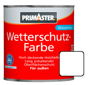 Primaster Wetterschutzfarbe SF753 750 ml, weiß