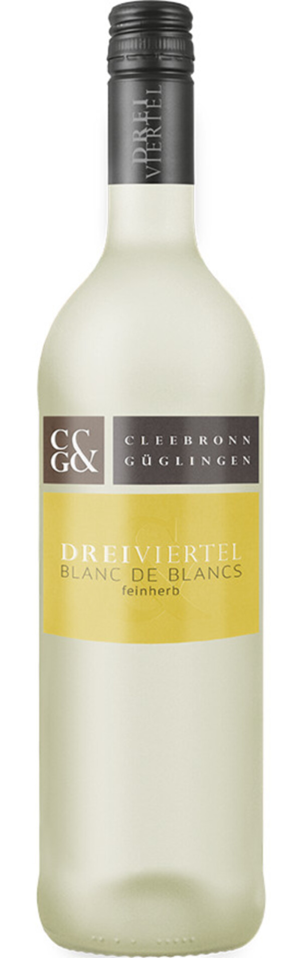 Bild 1 von Cleebronn Güglingen Blanc de Blancs feinherb 2018 0,75 ltr