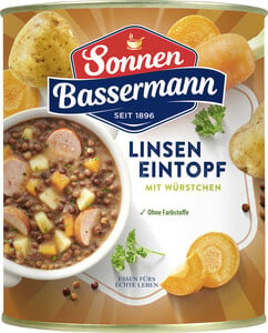 Sonnen Bassermann Linseneintopf mit Würstchen 800 g