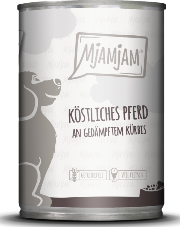 Bild 1 von MjAMjAM Köstliches Pferd an gedämpften Kürbis 400g, 400 g