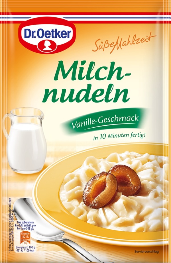 Bild 1 von Dr.Oetker Milchnudeln Vanille-Geschmack 116 g