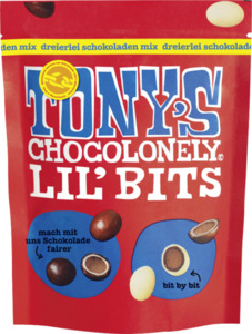 Tony’s Chocolonely Lil' Bits Dreierlei Schokoladen Mix, 120 g