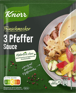 Knorr Feinschmecker 3 Pfeffer Sauce 40 g