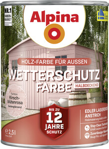 Alpina Wetterschutzfarbe
, 
2,5 l kirschblütenrosa