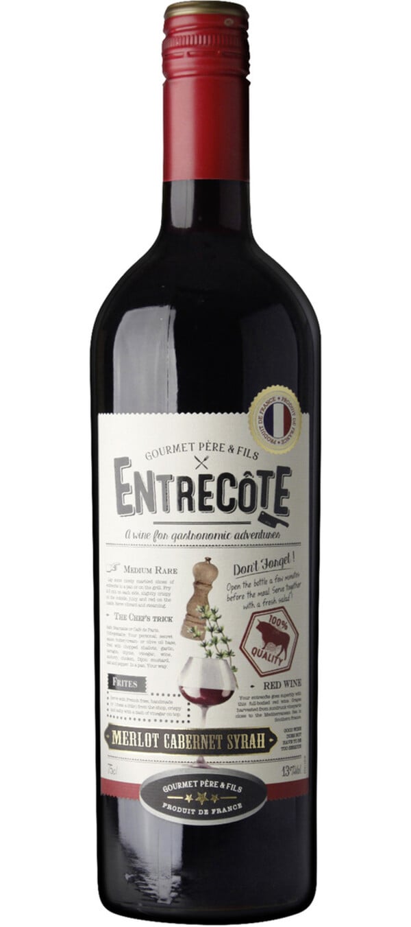 Bild 1 von Gourmet Père & Fils Entrecôte Merlot Cabernet Syrah 0,75L