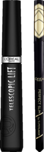 L’Oréal Paris Telescopic Lift Black & Super Liner Perfect Slim Black Vorteilsset