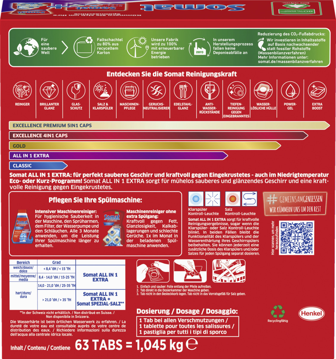 Bild 4 von Somat All in 1 Extra Geschirrspültabs