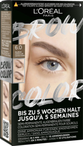 L’Oréal Paris Brow Color Semi-Permanente Augenbrauenfarbe 6.0 Hellbraun