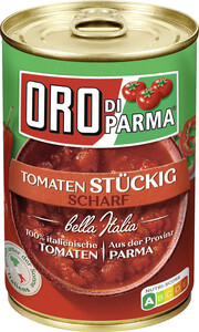 Oro di Parma Tomaten stückig scharf 400 g
