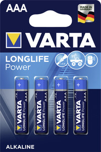 Varta High Energy 1,5 V Micro AAA Batterien Type 4903 4 Stück