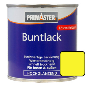 Primaster Buntlack 750 ml, zinkgelb, hochglänzend