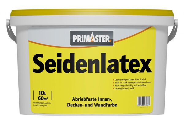 Bild 1 von Primaster Seidenlatex
, 
10 l, weiss