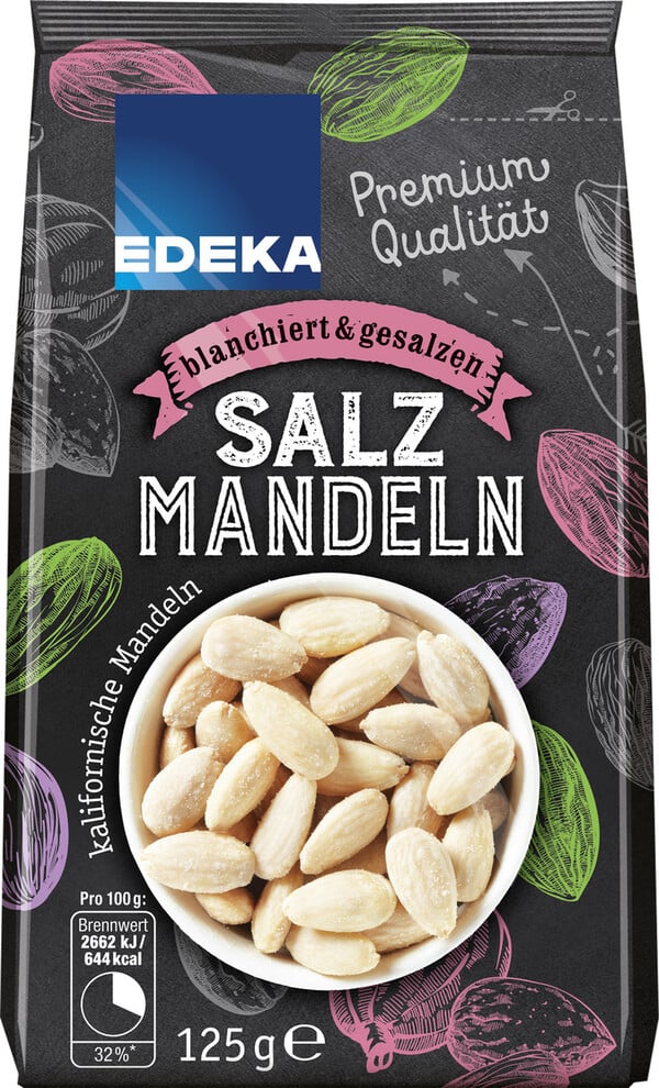 Bild 1 von EDEKA Salzmandeln gesalzen 125 g