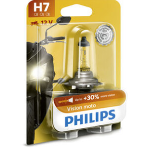 Philips Vision Moto H7 +30%        55W Halogen-Lampe