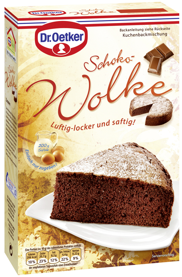 Bild 1 von Dr.Oetker Backmischung Schoko-Wolke 455 g