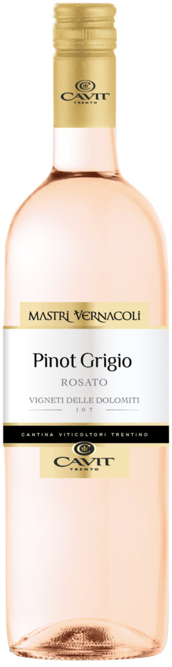 Bild 1 von Mastri Vernacoli Pinot Grigio Rosato delle Dolomiti IGT 2018 0,75L