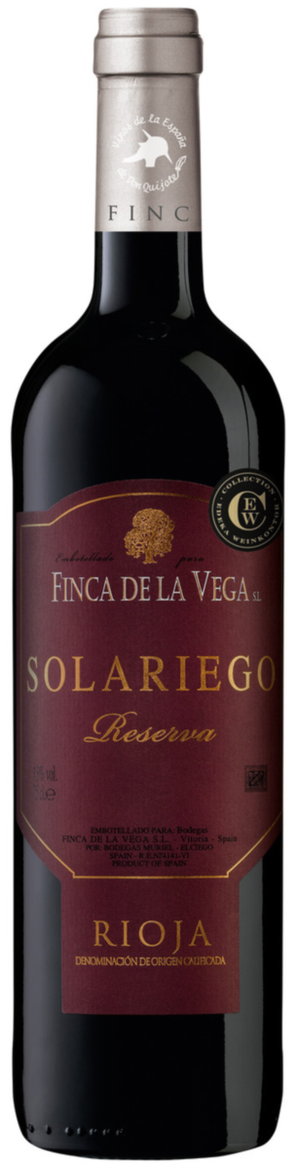 Bild 1 von Finca de la Vega Rioja Reserva 2014 0,75 ltr