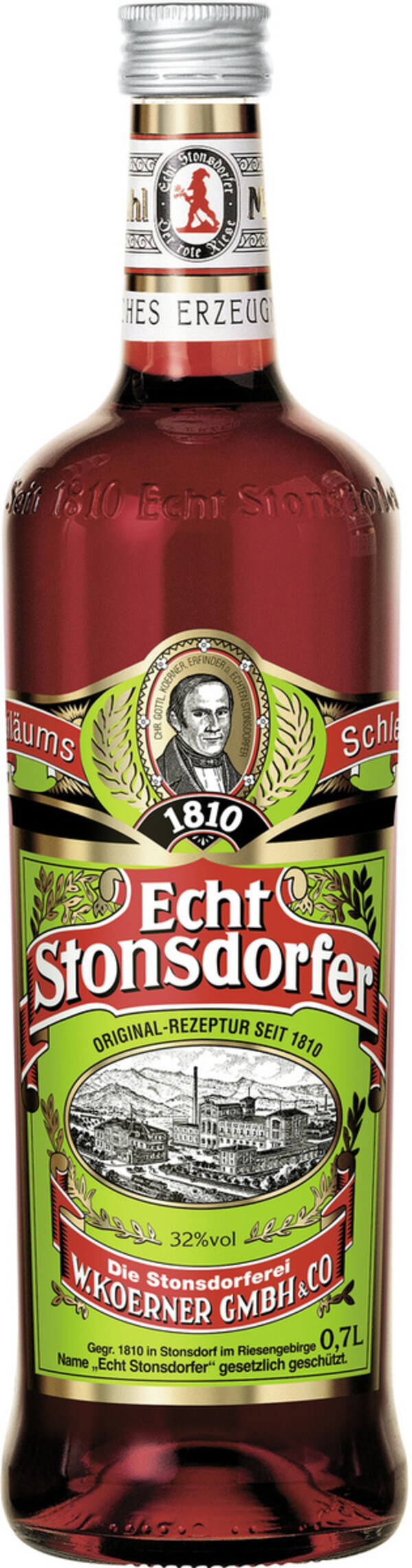 Bild 1 von Echt Stonsdorfer Kräuterlikör 0,7 ltr