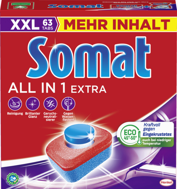 Bild 1 von Somat All in 1 Extra Geschirrspültabs