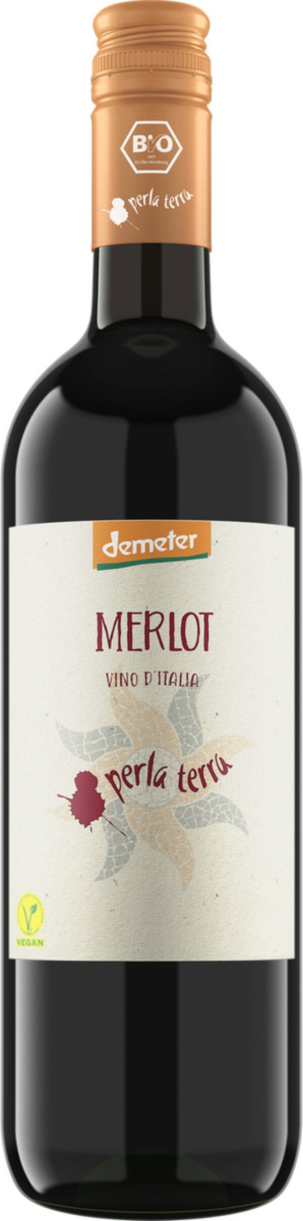 Bild 1 von Demeter Perla Terra Merlot IGP 2018 0,75 ltr