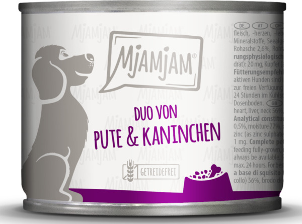 Bild 1 von MjAMjAM Duo von Pute & Kaninchen 200g, 200 g