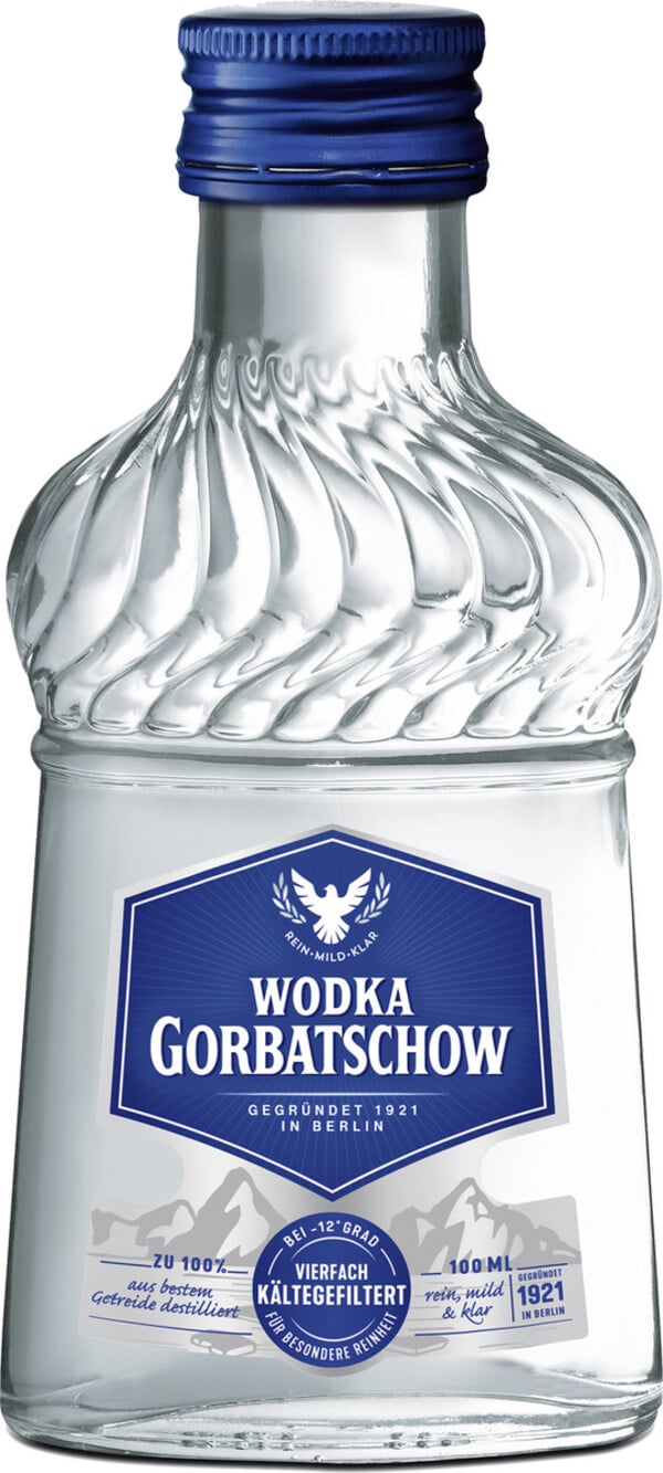 Bild 1 von Wodka Gorbatschow Taschenflasche 0,1 ltr