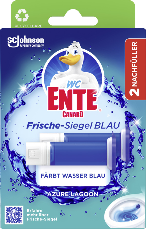 Bild 1 von WC-Ente Frische-Siegel Azure Lagoon Nachfüller, 72 ml