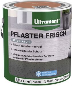 Ultrament Pflaster Frisch rot, 2,5 l