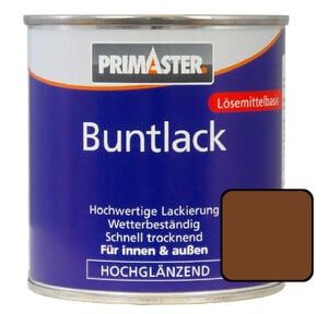 Primaster Buntlack 750 ml, lehmbraun, hochglänzend