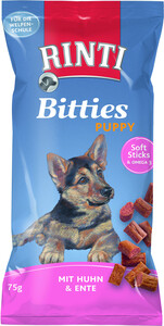 RINTI Extra Bitties Puppy Huhn & Ente
, 
75 g