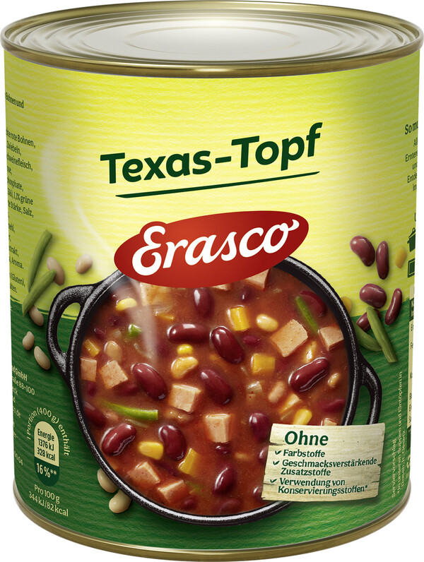 Bild 1 von Erasco Texas-Topf 800G