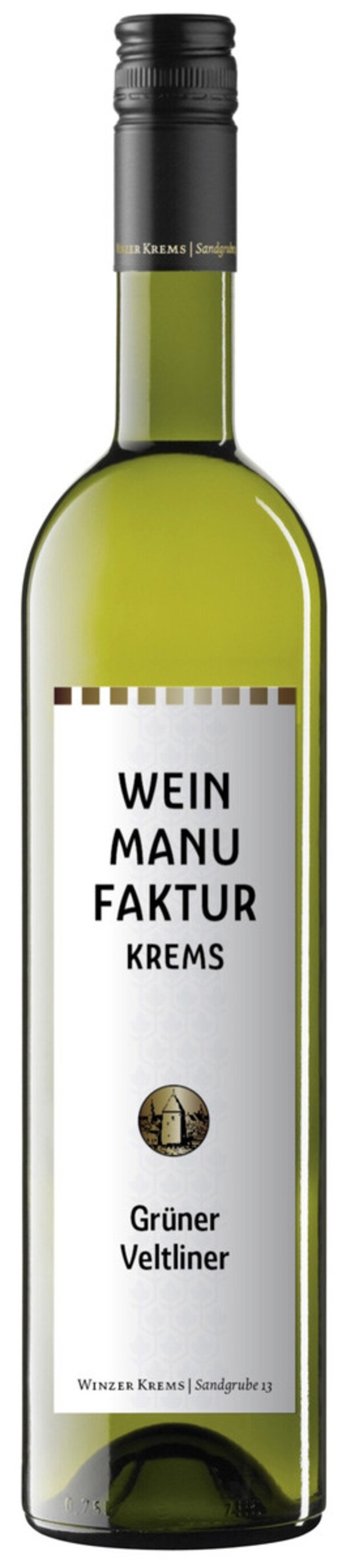 Bild 1 von Weinmanufaktur Krems Grüner Veltliner Weißwein trocken 2018 0,75 ltr