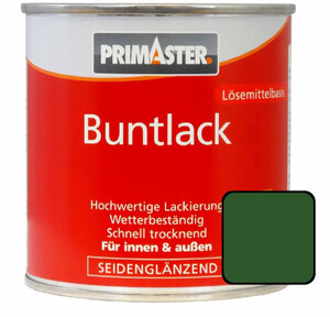 Primaster Buntlack 750 ml, laubgrün, seidenglänzend
