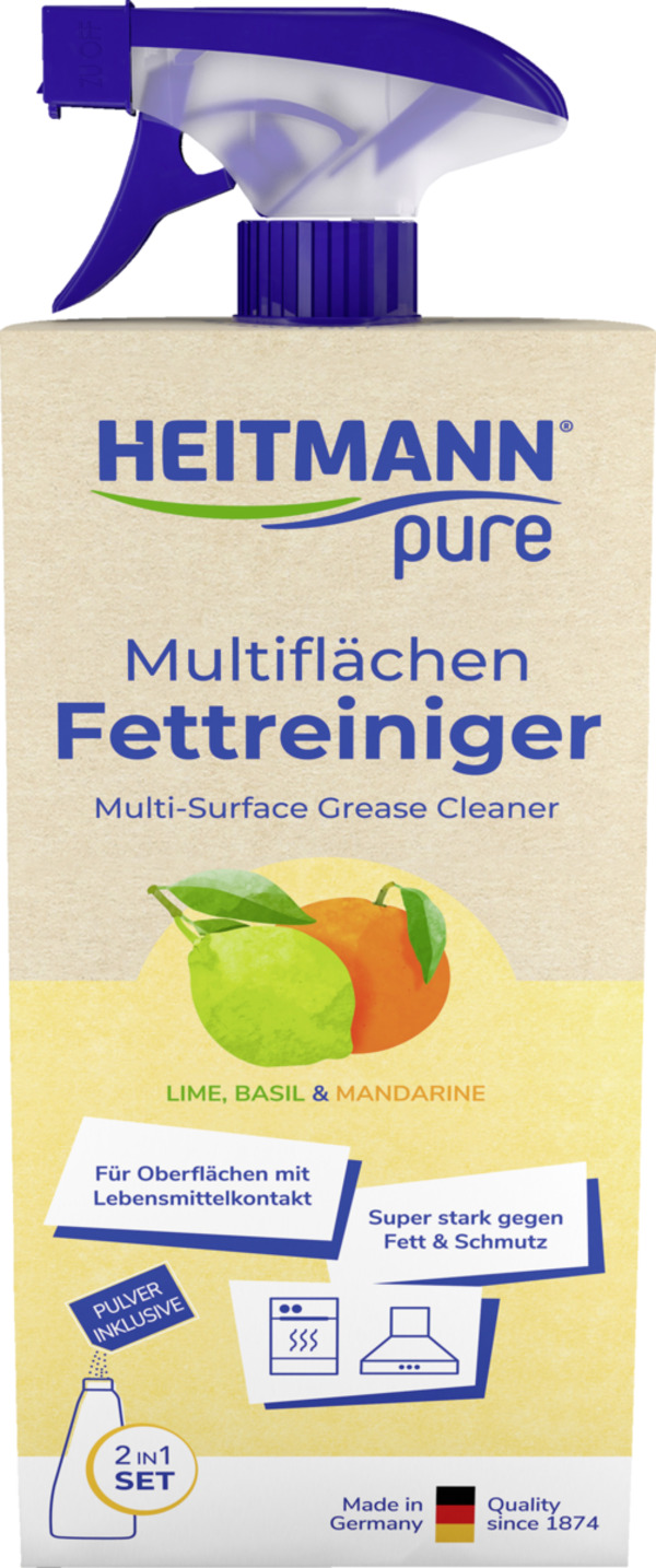 Bild 1 von Heitmann Multiflächen Fettreiniger Starter-Set