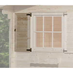 Fensterladen für Gartenhäuser, Holz