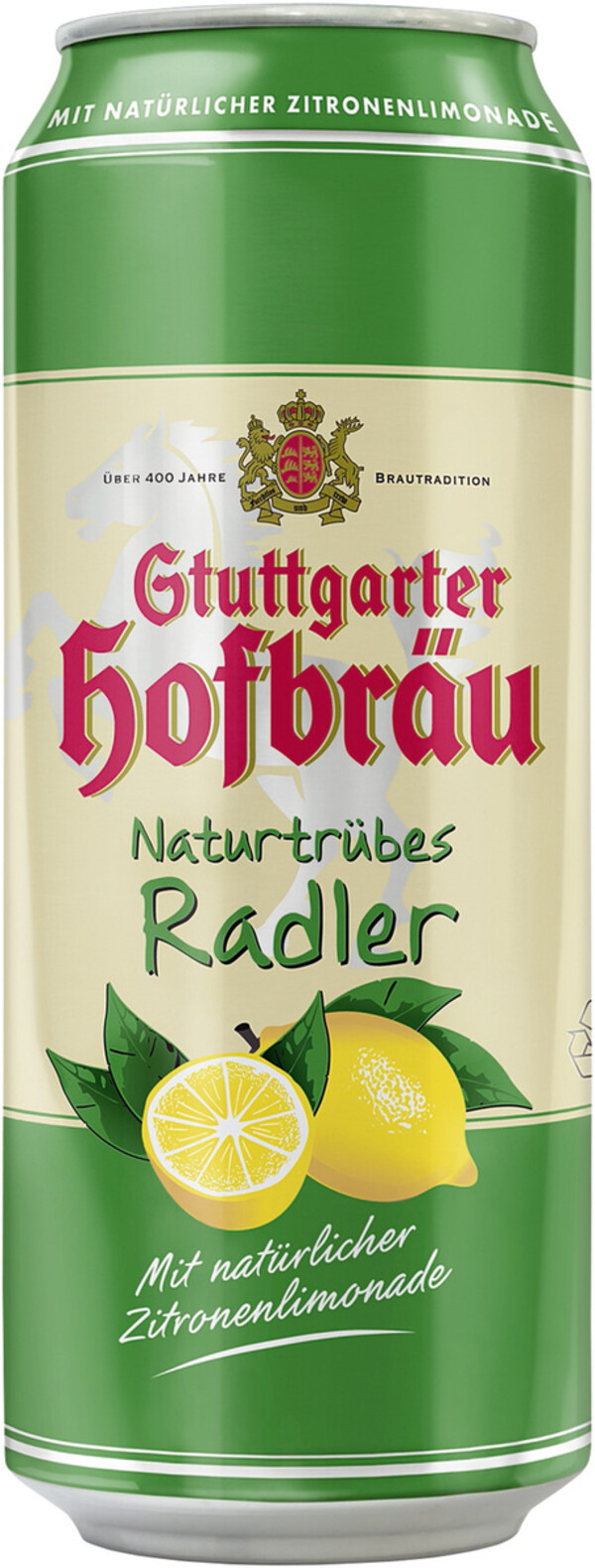 Bild 1 von Stuttgarter Hofbräu Naturtrübes Radler 0,5 ltr Dose