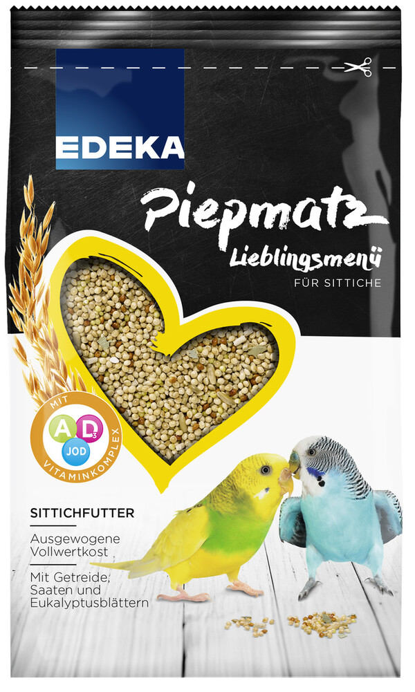 Bild 1 von EDEKA Piepmatz Lieblingsmenü für Sittiche 500G