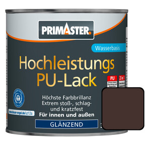 Primaster Hochleistungs PU-Lack RAL 8017 750 ml, 2 in 1, schokoladenbraun, glänzend